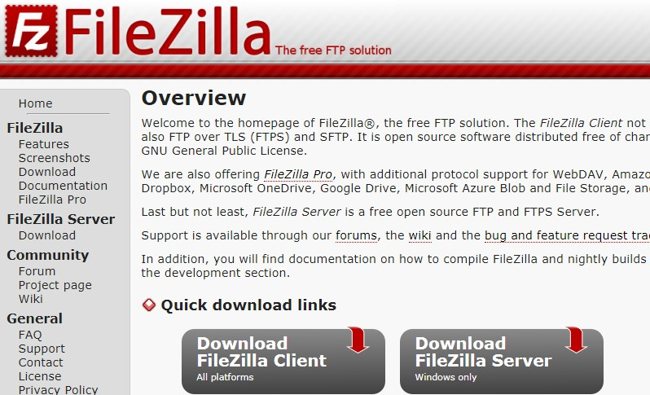 Установка FileZilla часть1
